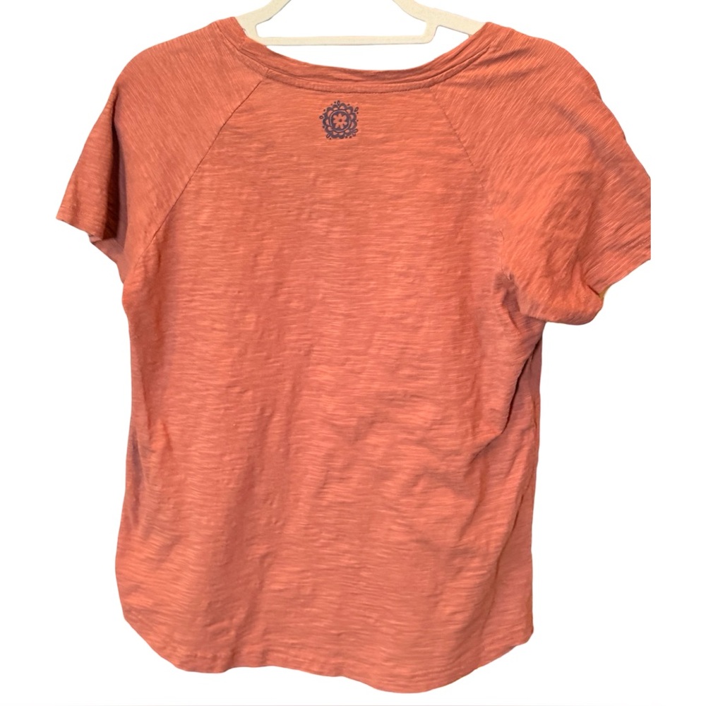 NATURAL LIFE Rusty Rose Floral Short Sleeve Tee - Picture 4 of 12